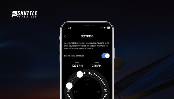 Starlink Sleep Schedule Feature