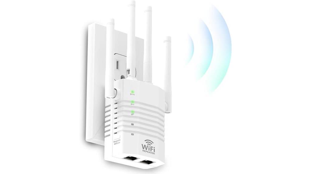 1200Mbps Dual Band WiFi Extender and Signal Booster