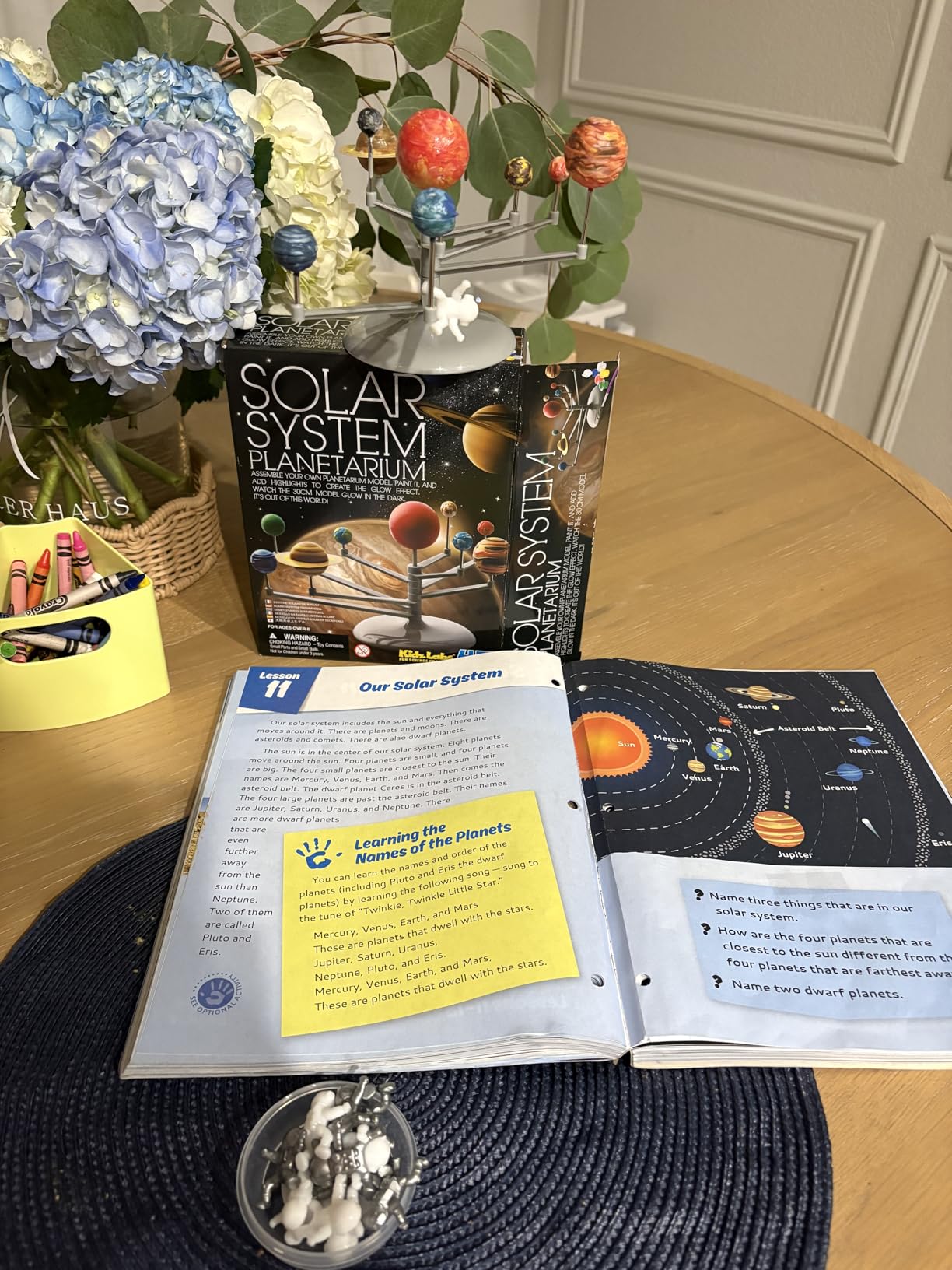 4M Solar System Planetarium - DIY Glow In The Dark Astronomy Planet Model Stem Toys Gift for Kids & Teens, Girls & Boys, Model:3427 - Customer Photo 2