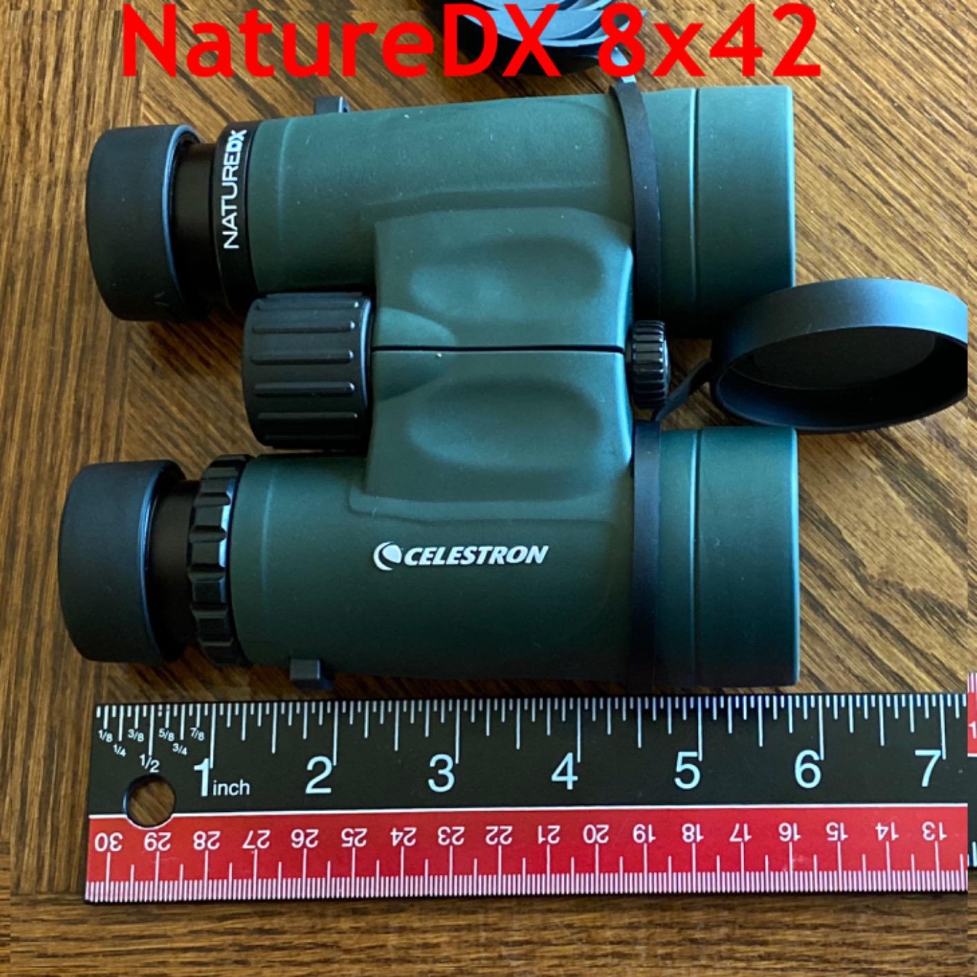 Celestron - Nature DX 8x42 Binoculars – Ideal for Birding and Outdoors – 42mm Objective Lenses – Wide 7.4° Field of View – BaK-4 Prisms – Fully Multi-Coated – Waterproof and Fogproof Customer Review Celestron - Nature DX 8x42 Binoculars – Ideal for Birding and Outdoors – 42mm Objective Lenses – Wide 7.4° Field of View – BaK-4 Prisms – Fully Multi-Coated – Waterproof and Fogproof - Customer Photo 1