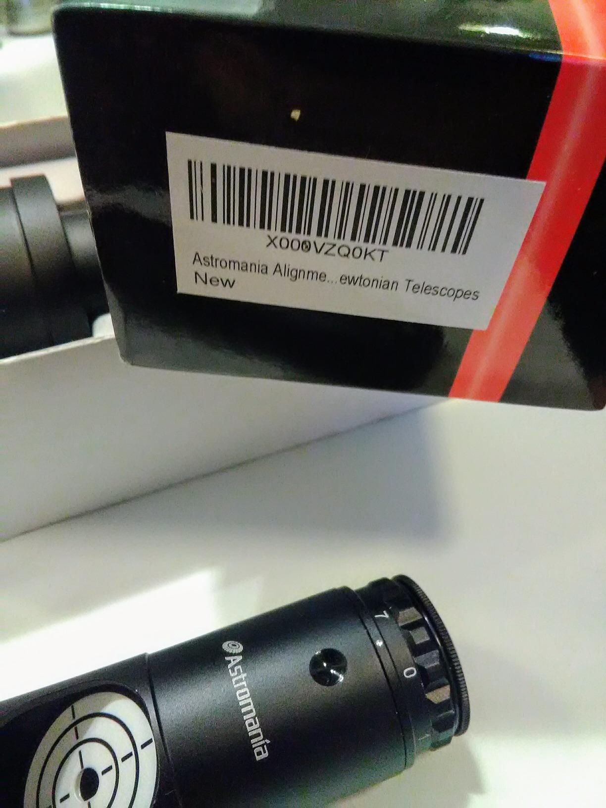 Astromania Laser Collimator for Newtonian Dobsonian Marca Telescopes, Telescope Alignment 1.25 Inch 7 Bright Levels with 2 Inch Adapter, Great Telescope Accessory Laser Alignment Tool for Collimation - Customer Photo 1