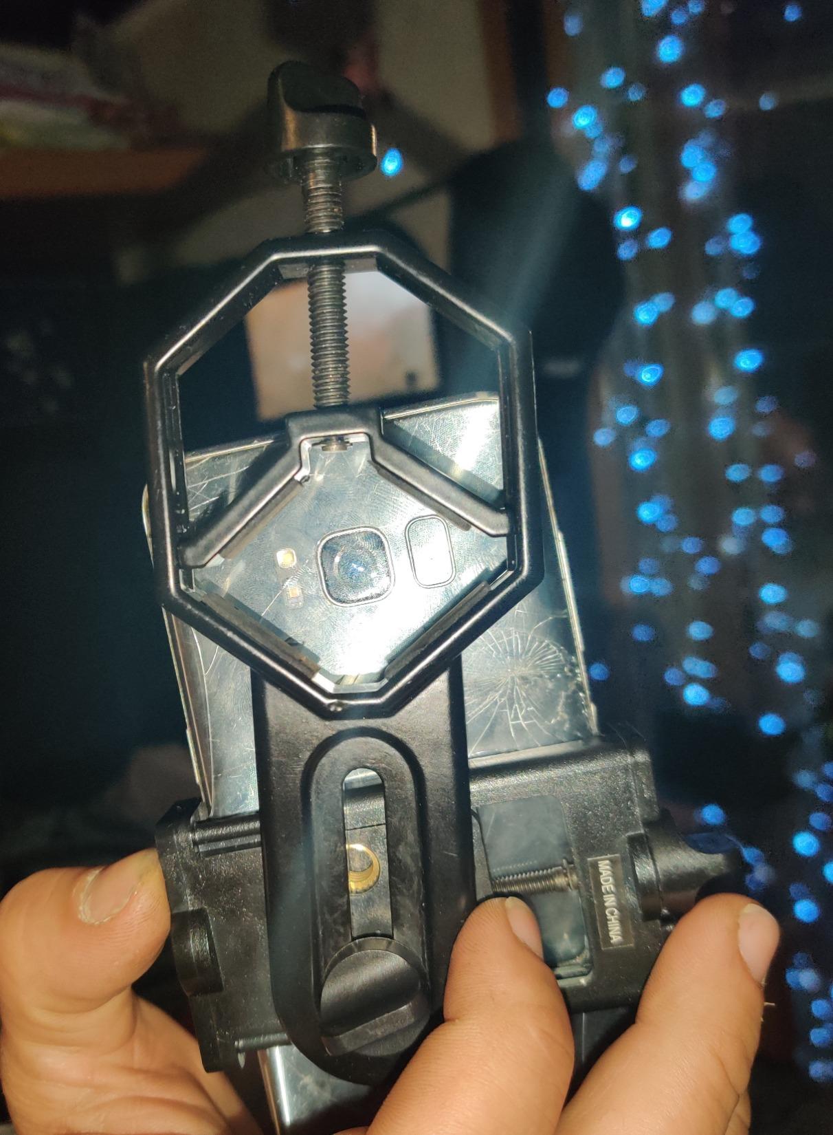 Celestron – Smartphone Adapter for Telescope, Binoculars & Spotting Scopes – Capture Images & Video Through Your Optics – Simple, Durable, Metal Body - Compact and Travel-Friendly Customer Review Celestron – Smartphone Adapter for Telescope, Binoculars & Spotting Scopes – Capture Images & Video Through Your Optics – Simple, Durable, Metal Body - Compact and Travel-Friendly - Customer Photo 2