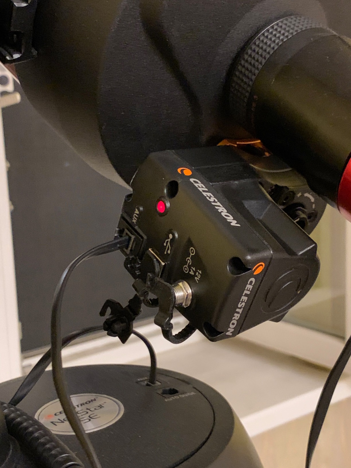 Celestron Focus Motor for Schmidt Cassegrain, EdgeHD and RASA Telescopes - Enables Electronic Focusing, Bringing Celestial Objects into Sharp Focus, Black Customer Review Celestron Focus Motor for Schmidt Cassegrain, EdgeHD and RASA Telescopes - Enables Electronic Focusing, Bringing Celestial Objects into Sharp Focus, Black - Customer Photo 1