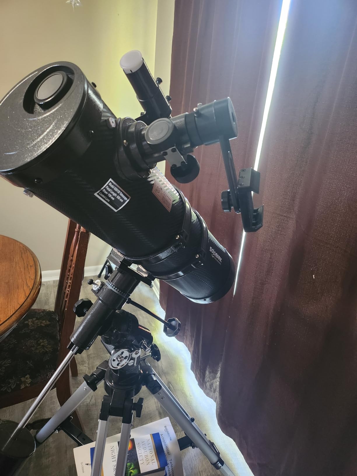 Telescope 130EQ Newtonian Reflector Telescopes for Adults, Professional Telescopes for Adults Astronomy, Comes with 1.5X Barlow Lens Smartphone Adapter & 13% T Moon Filter Customer Review Telescope 130EQ Newtonian Reflector Telescopes for Adults, Professional Telescopes for Adults Astronomy, Comes with 1.5X Barlow Lens Smartphone Adapter & 13% T Moon Filter - Customer Photo 5