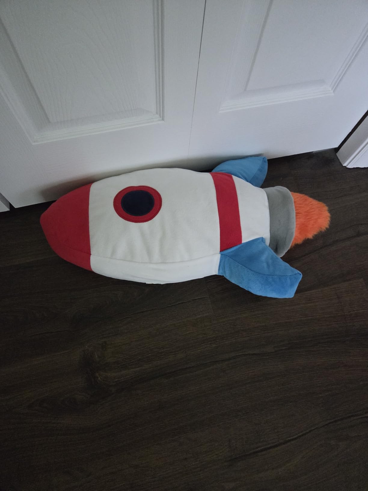 Amazon Basics Kids Room Décor, Space Rockets Decorative Pillow - Spaceship, Polyester, Assorted, 16.5