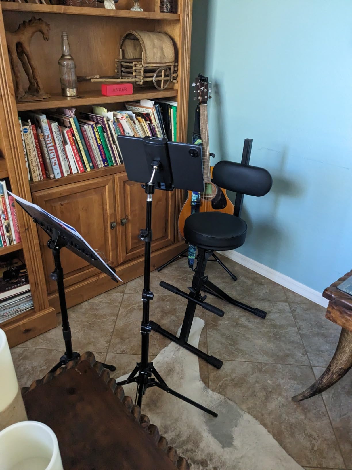 Rockville RDS42 Adjustable DJ/Guitar/Drum/Keyboard Throne Chair, 5 Heights (22-31 Rockville RDS42 Adjustable DJ/Guitar/Drum/Keyboard Throne Chair, 5 Heights (22-31