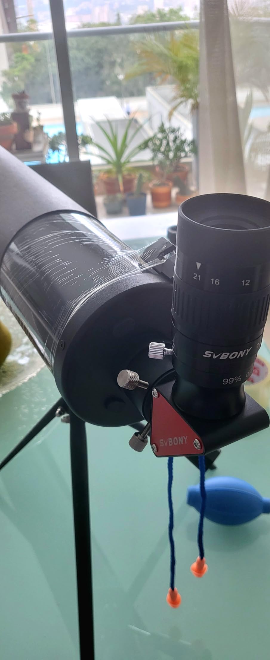 SVBONY SV188P Dielectric Mirror Star Diagonal, 90 Degree Mirror Diagonal, 99% Reflectivity Dielectric Coatings with Brass Compression Rings (1.25 inch) - Customer Photo 1