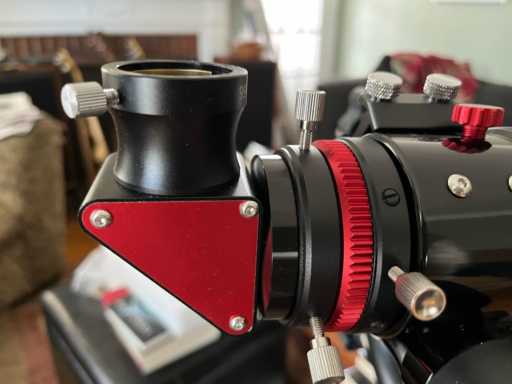 SVBONY SV188P Dielectric Mirror Star Diagonal, 90 Degree Mirror Diagonal, 99% Reflectivity Dielectric Coatings with Brass Compression Rings (1.25 inch) - Customer Photo 2