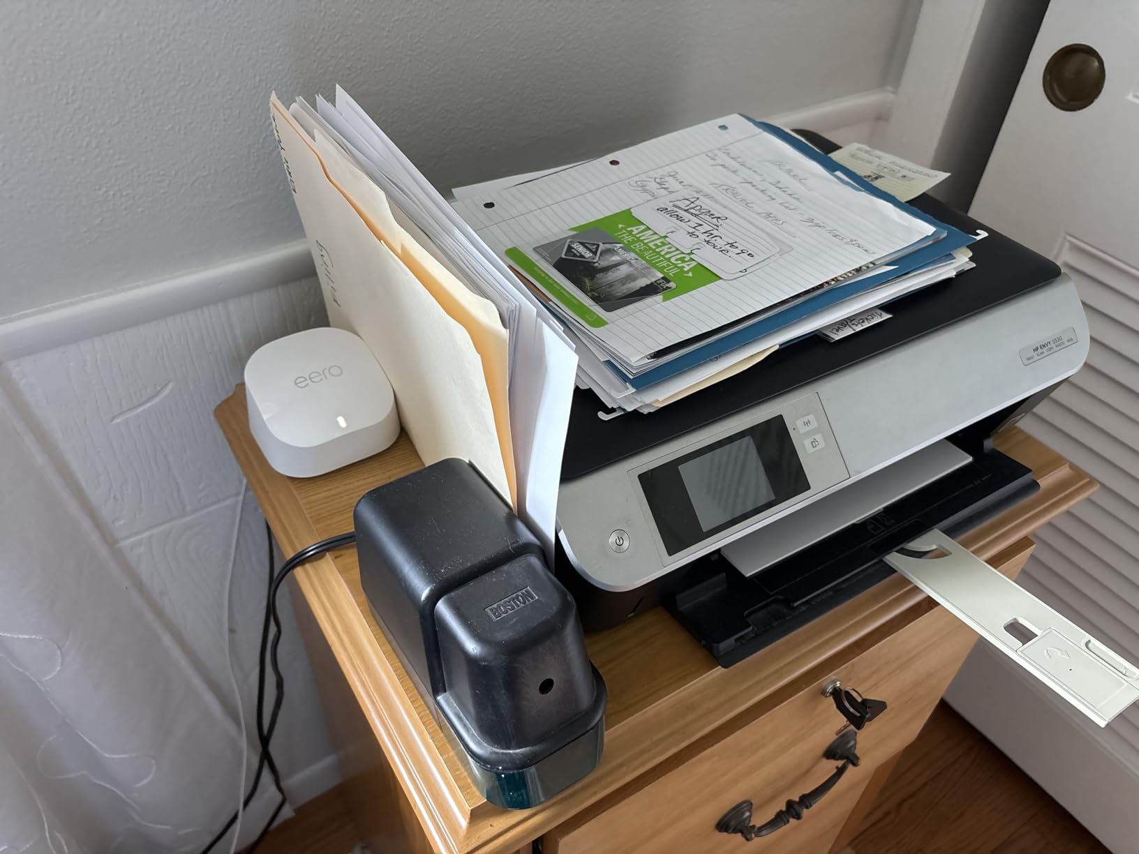 Amazon eero 6+ mesh wifi system - Supports internet plans up to a Gigabit, Coverage up to 4,500 sq. ft., Connect 75+ devices, 3-pack Customer Review Amazon eero 6+ mesh wifi system - Supports internet plans up to a Gigabit, Coverage up to 4,500 sq. ft., Connect 75+ devices, 3-pack - Customer Photo 3