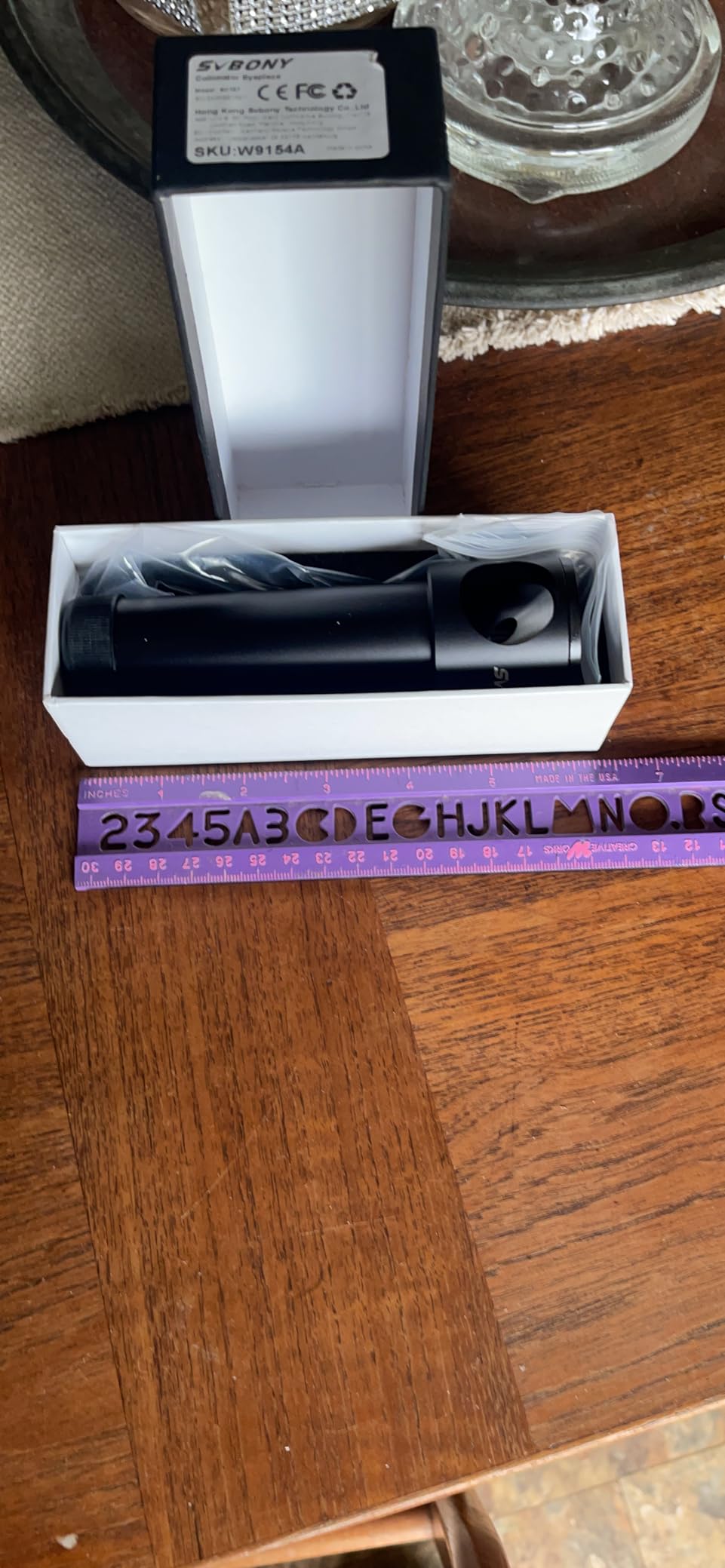 SVBONY SV197 Collimating Cheshire Eyepiece, 1.25 Inch Collimation Eyepiece, for Newtonian Reflector Telescope - Customer Photo 1