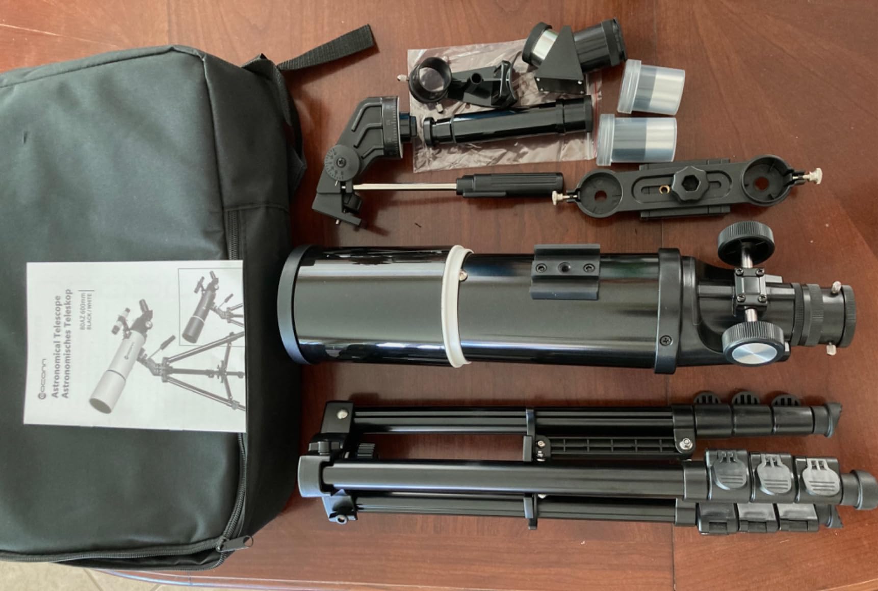 Telescopes for Adults Astronomy, 80mm Aperture 600mm Refractor Telescope for Kids & Beginners, Compact and Portable Travel Telescopio with Backpack Customer Review Telescopes for Adults Astronomy, 80mm Aperture 600mm Refractor Telescope for Kids & Beginners, Compact and Portable Travel Telescopio with Backpack - Customer Photo 2