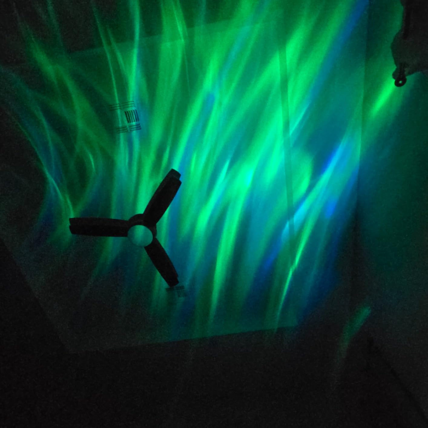 Rossetta Star Projector, LED Night Light Aurora Galaxy Projector with Bluetooth Speaker, White Noise, Timer and Remote for Room Decor, Gifts for Kids, Adults, Christmas, Birthday, Black - Customer Photo 4