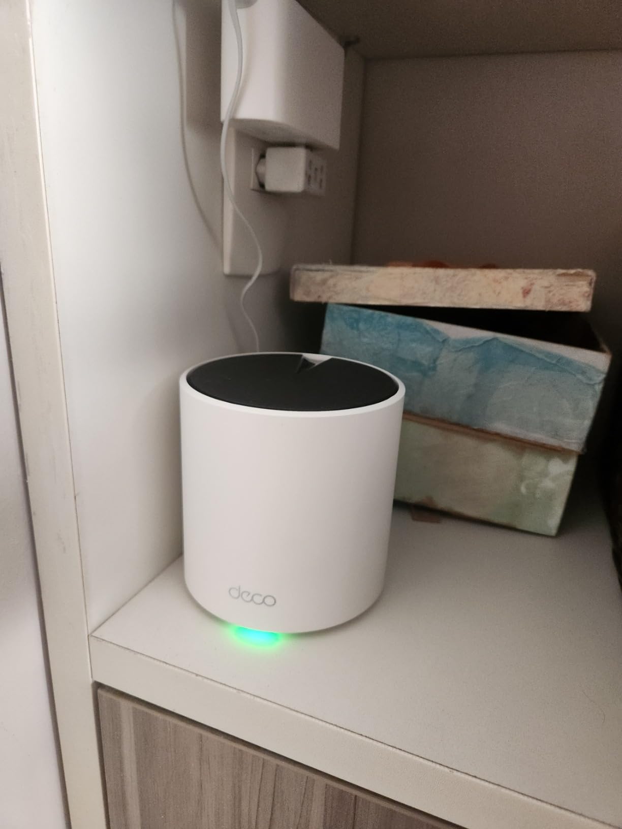 TP-Link Deco X55 AX3000 WiFi 6 Mesh System - Covers up to 6500 Sq.Ft, Replaces Wireless Router and Extender, 3 Gigabit Ports per Unit, Supports Ethernet Backhaul, Deco X55(3-Pack) Customer Review TP-Link Deco X55 AX3000 WiFi 6 Mesh System - Covers up to 6500 Sq.Ft, Replaces Wireless Router and Extender, 3 Gigabit Ports per Unit, Supports Ethernet Backhaul, Deco X55(3-Pack) - Customer Photo 3