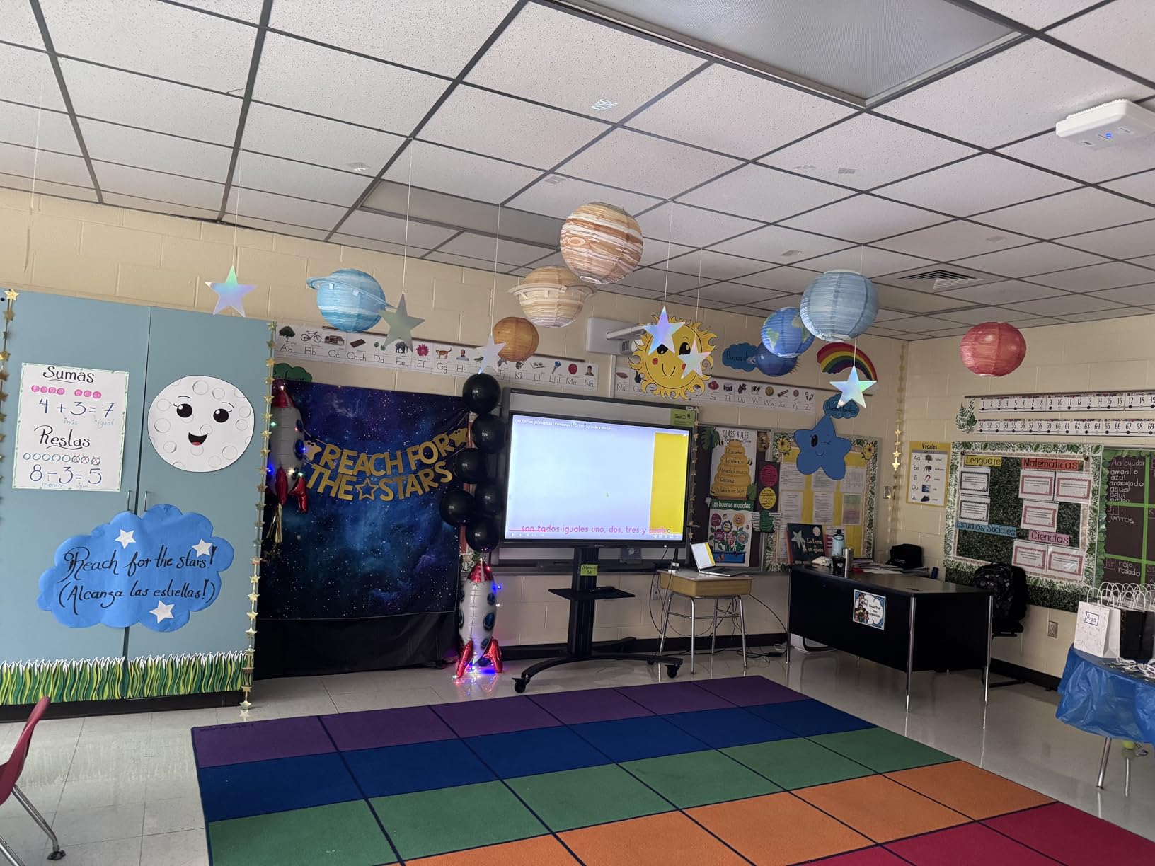 8 PCS Planet Paper Lanterns, 12 Inch Outer Space Party Decorations, Solar System Hanging Planets Lantern for Kids Space Theme Party Birthday Room Decorations - Customer Photo 1