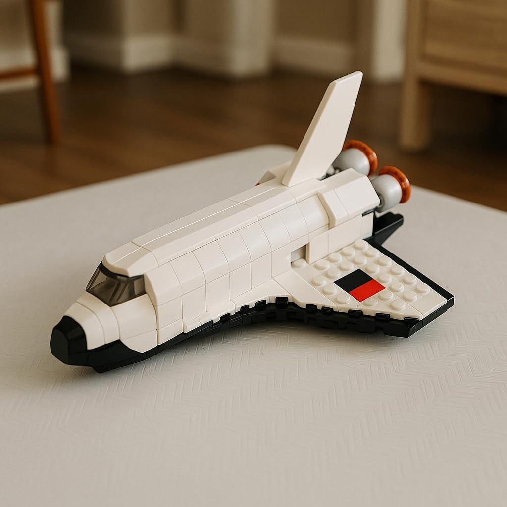 LEGO Creator 3 in 1 Space Shuttle Toys - Space Toys Building Set for Boys & Girls, Ages 6+ - Option to Build 2 Spaceships or Astronaut - Educational Gift for Kids Birthday & Holidays - 31134 - Customer Photo 1