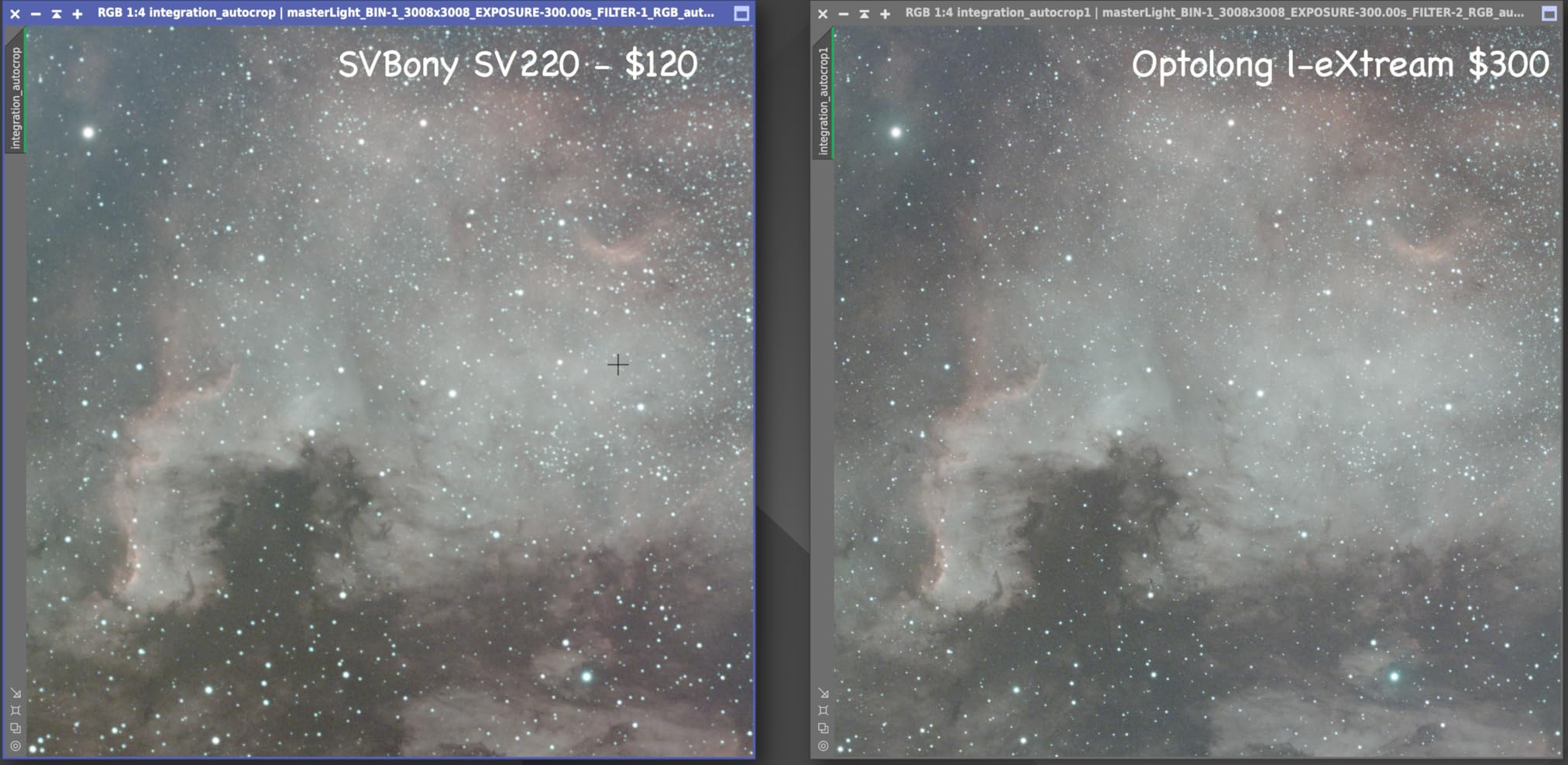 SVBONY SV220 Telescope Filter, 7nm Dual-Band Nebula Filter, H-Alpha and O-III Narrowband Filter for One-Shot Color Cameras, Reduce Light Pollution, for Astrophotography (2 inches) - Customer Photo 1