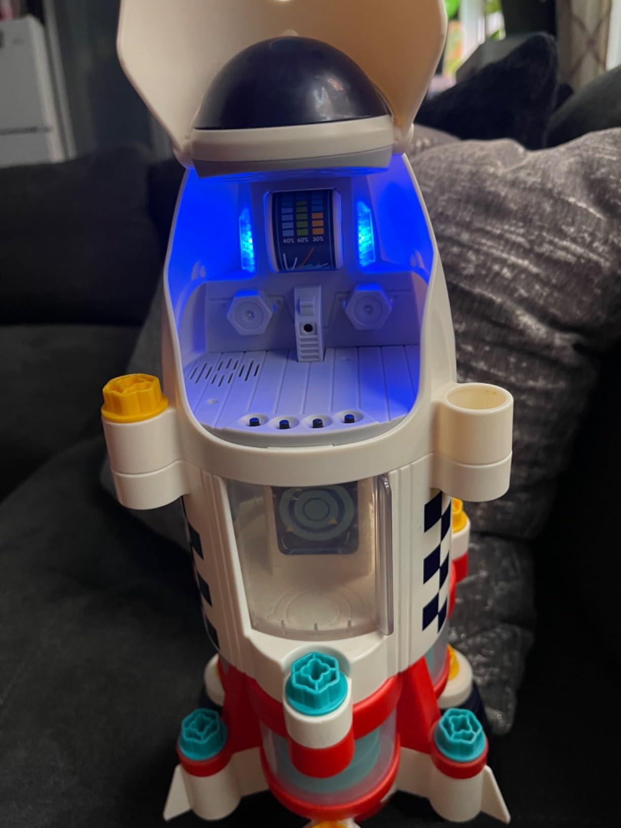 iPlay, iLearn Rocket Outer Space Toys, Kids Spaceship Playset with Space Shuttle, Electric Drill, 2 Astronauts, Educational STEM Take Apart Adventure Gift for 3 4 5 6 7 8 Year Old Boy Girl - Customer Photo 1