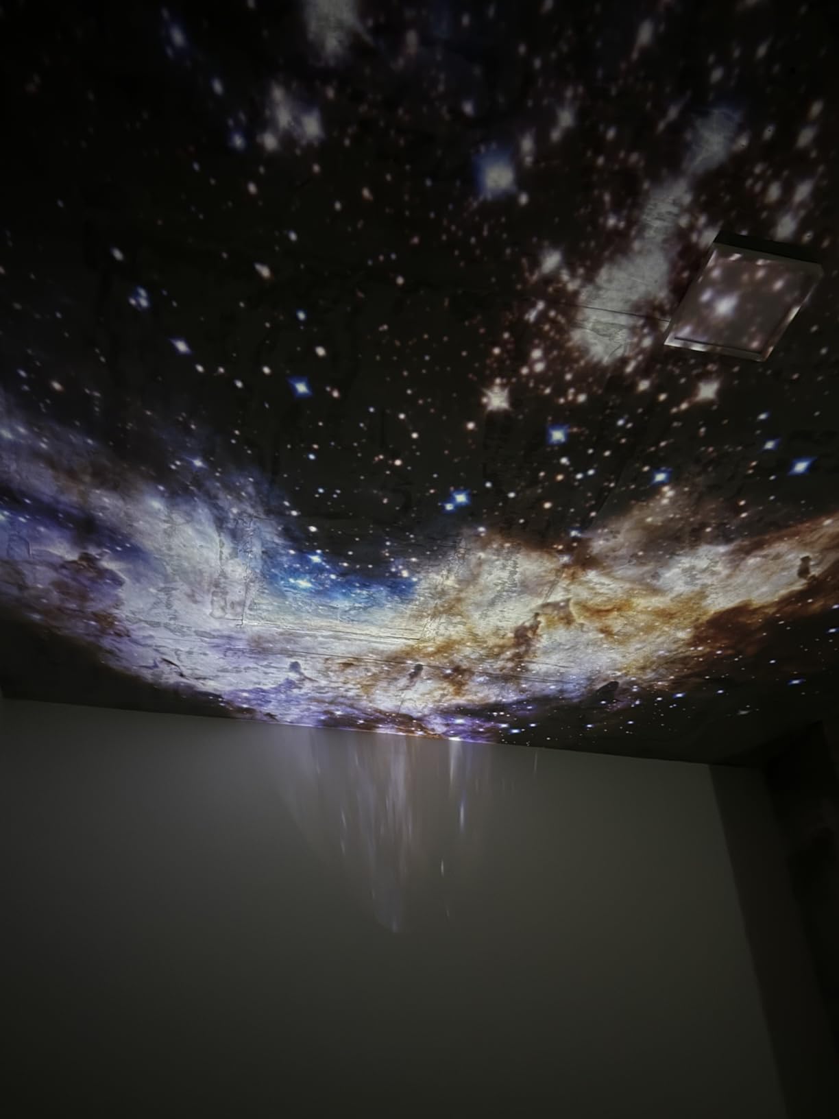 POCOCO Galaxy Star Projector for Bedroom with Replaceable Optical Film Discs, Home Planetarium Night Light Projector with High-Definition Soft Light for Relax, Study, and Meditate, Stress Relief Gifts - Customer Photo 1