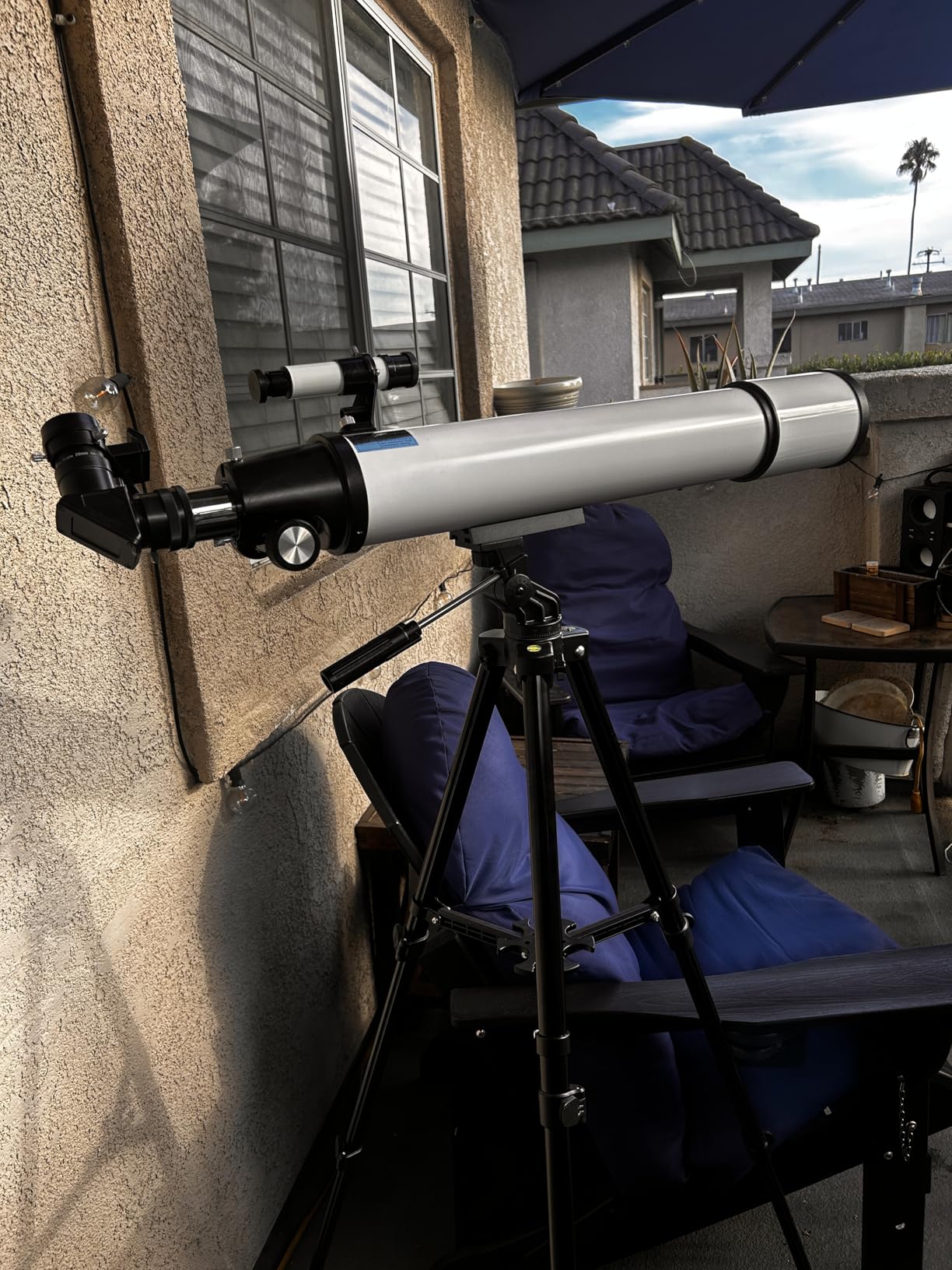 Telescope for Adults High Powered, 80mm Aperture 600mm Telescopes for Adults Astronomy, Travel Telescopio for Beginners with AZ Mount, Backpack, Phone Adapter, Moon Filter - Customer Photo 2