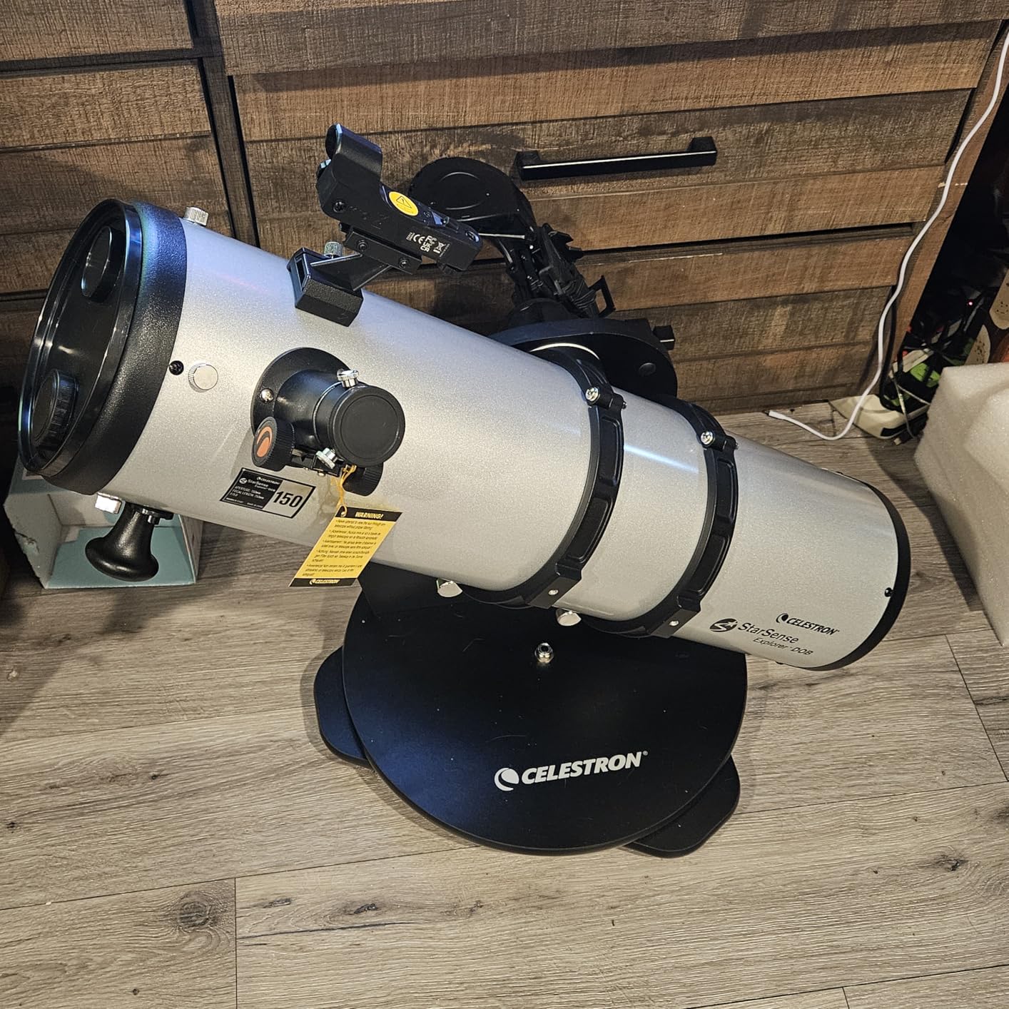 Celestron StarSense Explorer 130AZ App-Enabled Telescope – 130mm Tabletop Dobsonian with Smartphone Dock & StarSense App – iPhone & Android Compatible – Easy-to-Use for Beginners - Customer Photo 2