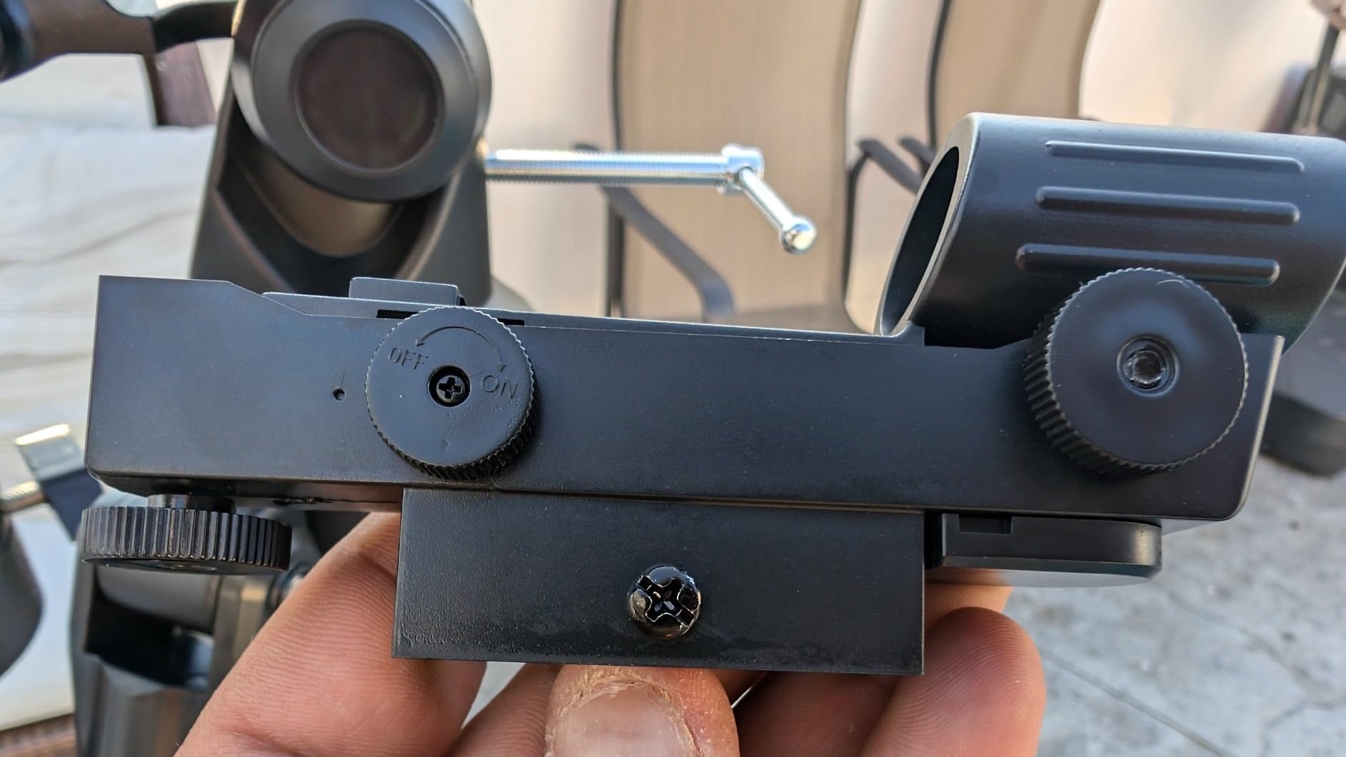 Telescope, 150EQ Reflector Telescope for Adults Astronomy Beginners, Manual Equatorial Professional Telescopes Astronomy with 2X Barlow Lens, Phone Adapter, Adjustable Tripod and Moon Filter - Customer Photo 2