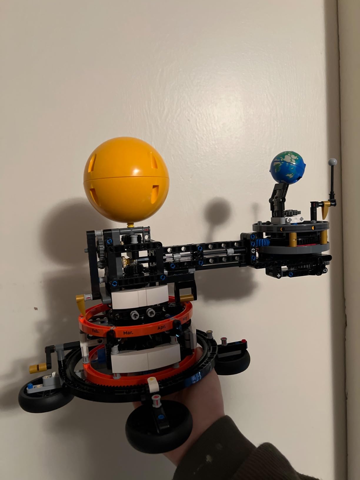 LEGO Technic Planet Earth and Moon in Orbit Building Set, Outer Space Birthday Gift for 10 Year Olds, Solar System Space Toy for Imaginative, Independent Play, Space Room Décor for Boys & Girls, 42179 - Customer Photo 1