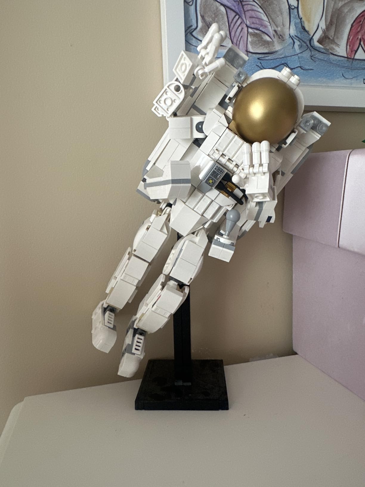 LEGO Creator 3 in 1 Space Astronaut Toy, Building Set Transforms from Astronaut Figure to Space Dog to Viper Jet, Space-Themed Gift Idea for Boys and Girls Ages 9 Years Old and Up, 31152 - Customer Photo 1