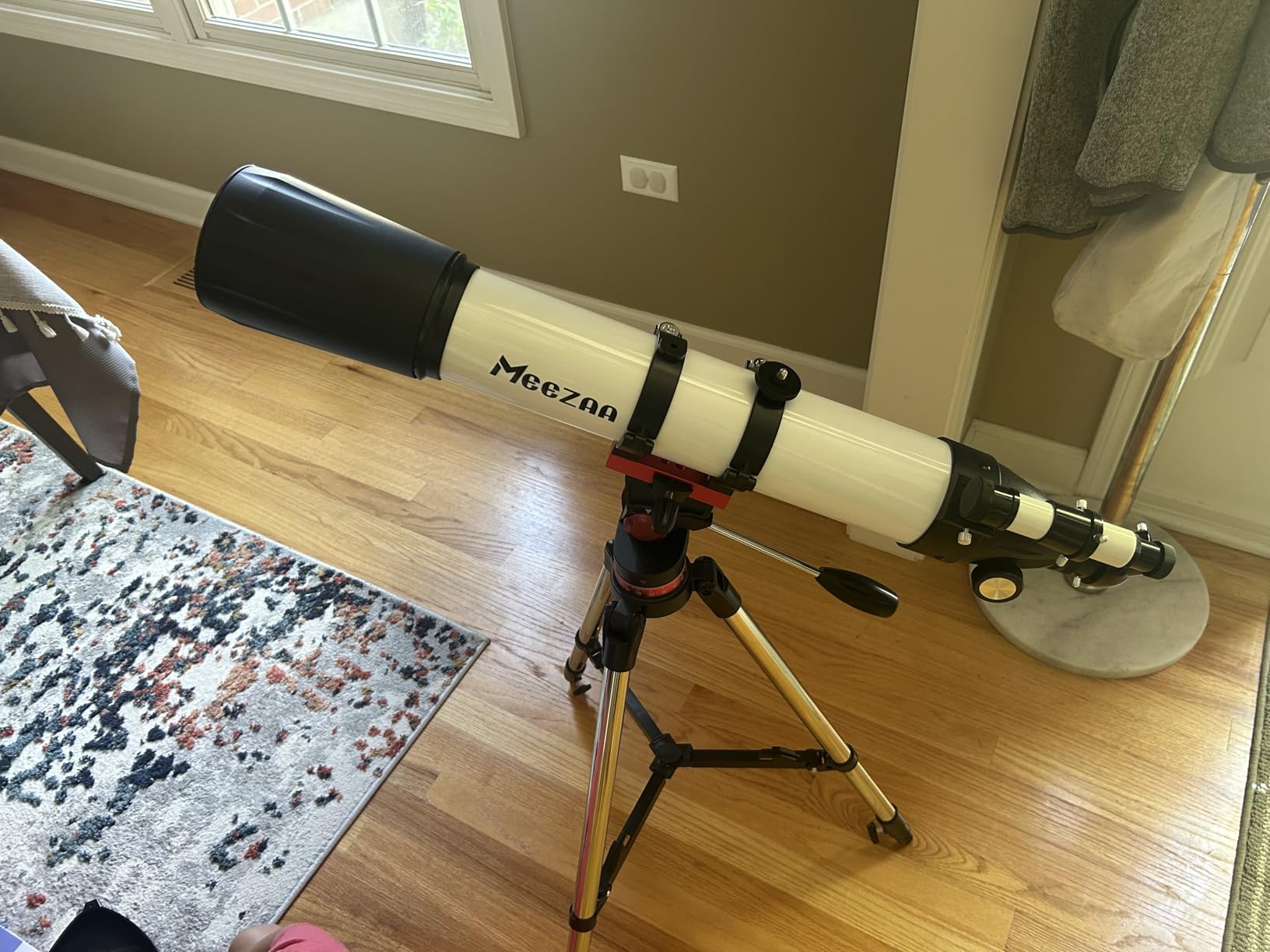 Telescope, Telescope for Adults High Powered Professional, 90mm Aperture 800mm Refractor Telescopes for Astronomy Beginners Fully Multi-Coated with AZ Mount Tripod & Phone Adapter & Carry Bag Customer Review Telescope, Telescope for Adults High Powered Professional, 90mm Aperture 800mm Refractor Telescopes for Astronomy Beginners Fully Multi-Coated with AZ Mount Tripod & Phone Adapter & Carry Bag - Customer Photo 2