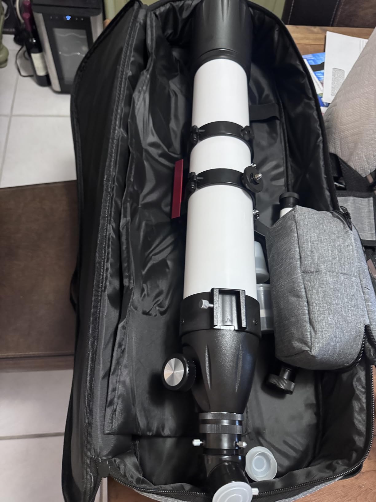 Dianfan Telescope,90mm Aperture 800mm Telescopes for Adults Astronomy,Portable Professional Refractor Telescope for Beginners,with Stainless Tripod & Phone Adapter,Carry Bag - Customer Photo 1