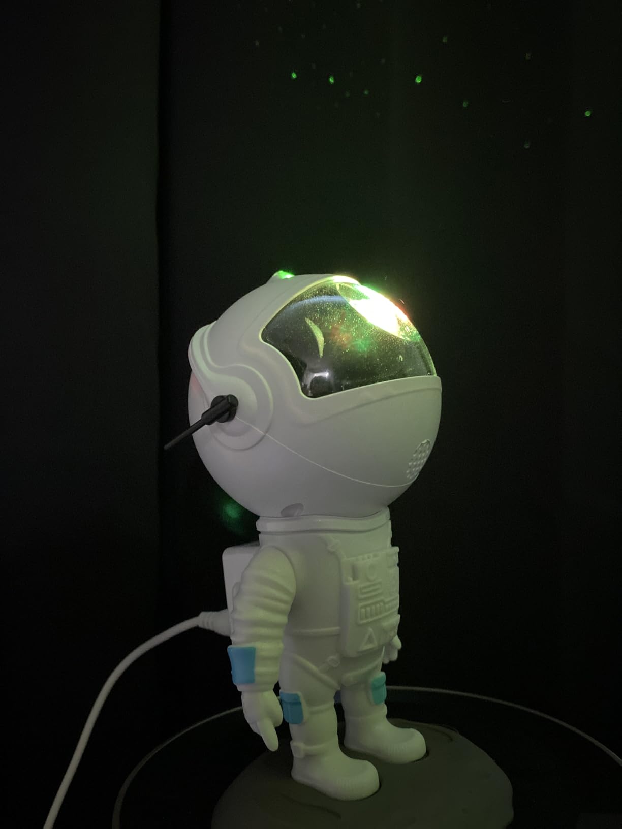 Astronaut Galaxy Projector, Star Projector, Astronaut Light Projector with 8 Colors LED Nebula, Starry Night Light Projector with Remote, Kids Room Decor, Gifts for Kids, Friends, Birthday Game Party - Customer Photo 1