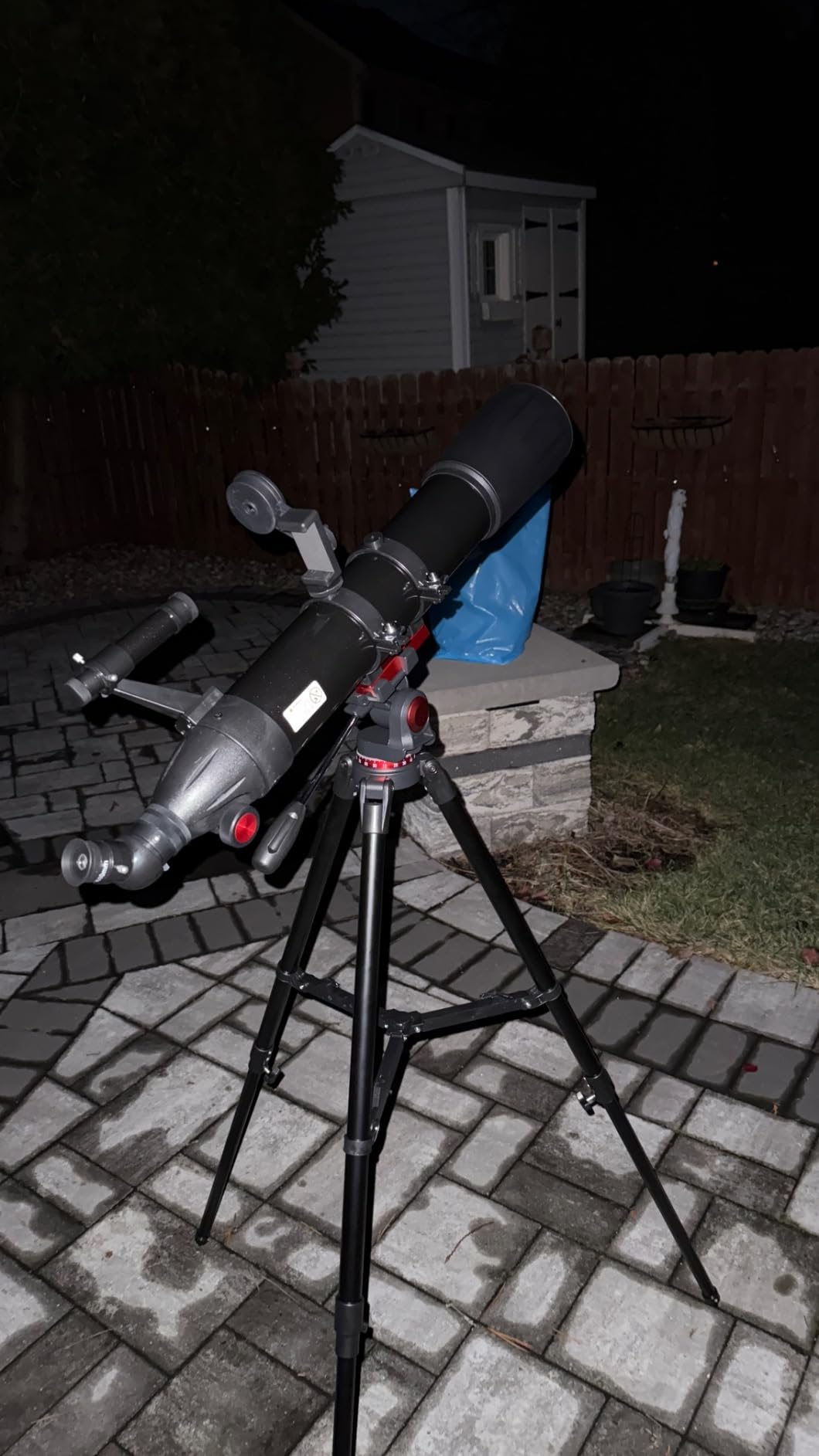 Telescope,Telescope for Adults High Powered, 90mm Aperture 900mm Professional Refractor Telescopes for Kids & Beginners, Magnification 450X,for Planet Observation with Stainless Tripod & Phone Adapter - Customer Photo 2