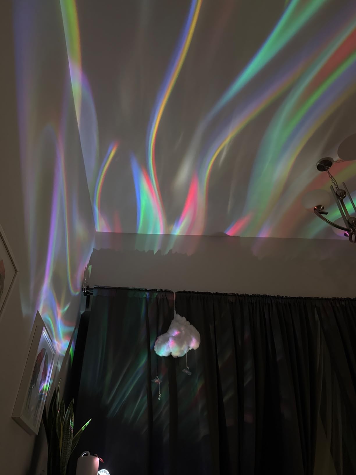 Govee Star Light Projector with 3 Aurora Flowing Effects, Star Projector Works with Matter, Alexa and Google Assistant, 16 Million Colors, 52 Scene Modes, Night Light Projector, Without Plug - Customer Photo 3