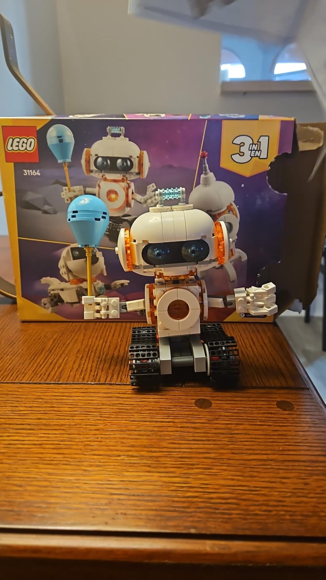 LEGO Creator 3 in 1 Space Robot Toy - Building Toy Kit for Kids with 3 Options, Robot, Spaceship, or Dog - 8 Year Old Boy & Girl Birthday Gifts - 31164 - Customer Photo 1