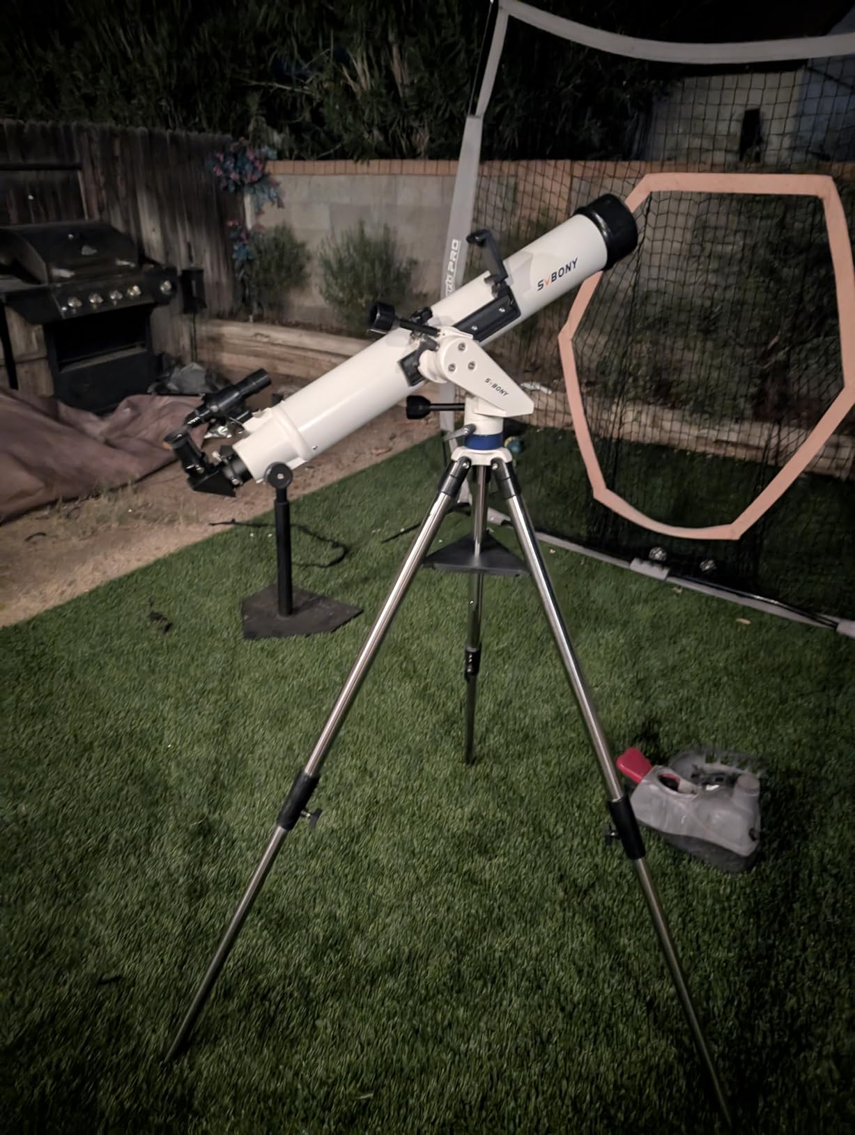 SVBONY SV520 Telescope for Adults High Powered, 90mm Aperture 800mm Focal Length, Refractor with AZ Mount, Telescope Kit for Beginners with K25 Eyepiece, Barlow Lens, Phone Mount - Customer Photo 1