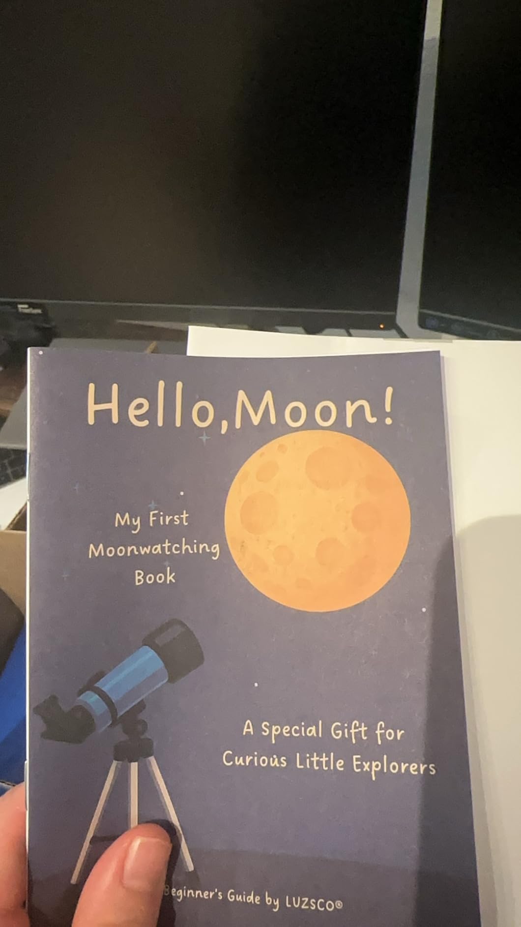 Telescope for Kids 50mm 100x Magnification Beginner Telescopio with Tripod, 2 Eyepieces & Finder Scope, STEM Educational Gift for Boys & Girls Ages 6-12, Portable Kids Telescope for Astronomy - Customer Photo 2