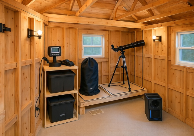 Can You Store a Telescope in a Shed