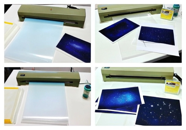 How To Laminate DIY Star Charts