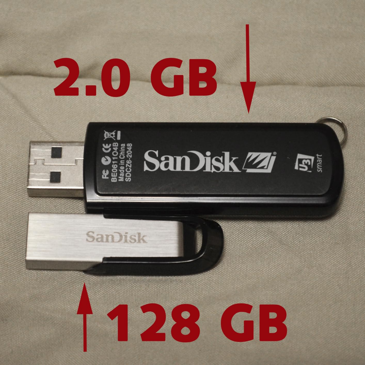 SanDisk 128GB Ultra Flair USB 3.0 Flash Drive - SDCZ73-128G-G46, black - Customer Photo 1