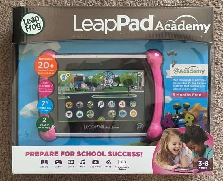 LeapFrog LeapPad Academy Kids' Learning Tablet, Pink - Customer Photo 1
