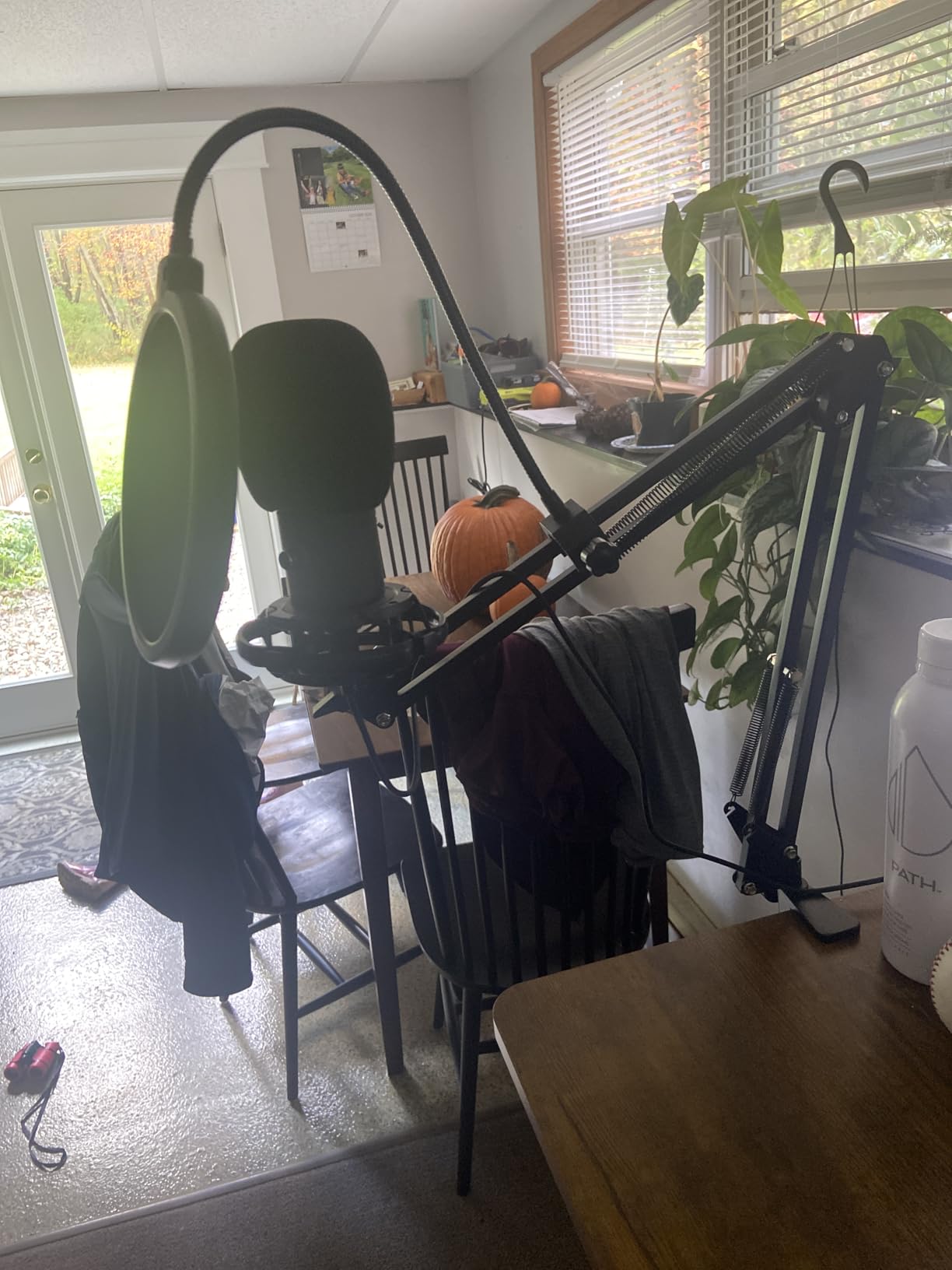 FIFINE Studio Condenser USB Microphone Computer PC Microphone Kit with Adjustable Boom Arm Stand Shock Mount for Instruments Voice Overs Recording Podcasting YouTube Vocal Gaming Streaming-T669 - Customer Photo 2