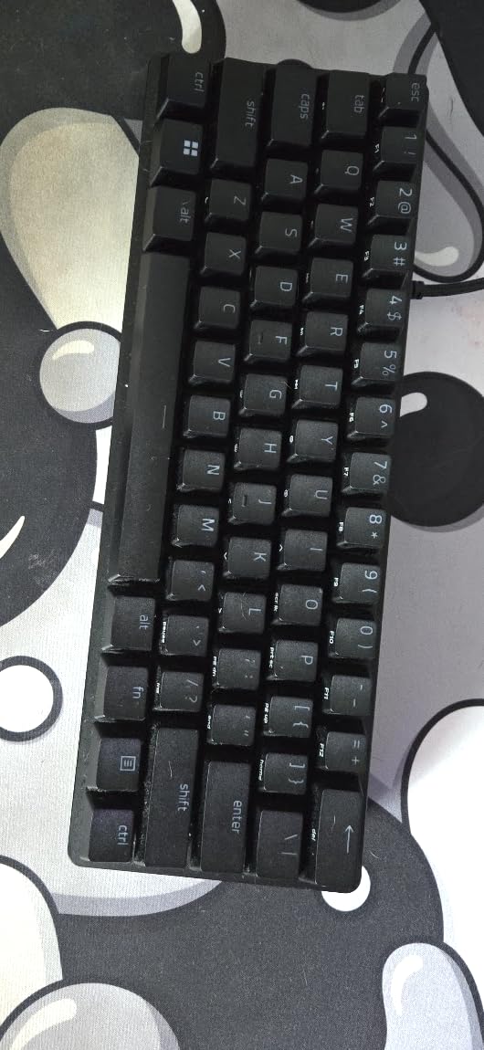 Razer Huntsman Mini 60% Gaming Keyboard: Clicky Optical Switches - Rapid Trigger Mode - Chroma RGB Lighting - PBT Keycaps - Onboard Memory - Snap Tap - Classic Black Customer Review Razer Huntsman Mini 60% Gaming Keyboard: Clicky Optical Switches - Rapid Trigger Mode - Chroma RGB Lighting - PBT Keycaps - Onboard Memory - Snap Tap - Classic Black - Customer Photo 1