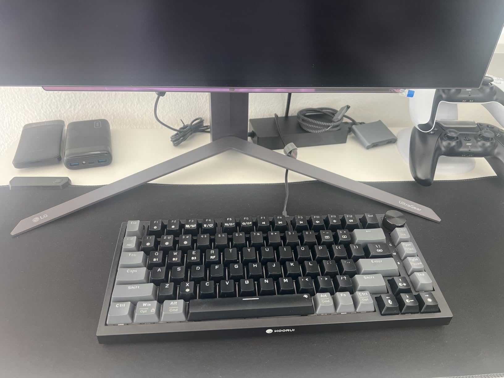 MageGee Portable 60% Mechanical Gaming Keyboard, MK-Box LED Backlit Compact 68 Keys Mini Wired Office Keyboard with Red Switch for Windows Laptop PC Mac - Black/Grey Customer Review MageGee Portable 60% Mechanical Gaming Keyboard, MK-Box LED Backlit Compact 68 Keys Mini Wired Office Keyboard with Red Switch for Windows Laptop PC Mac - Black/Grey - Customer Photo 1