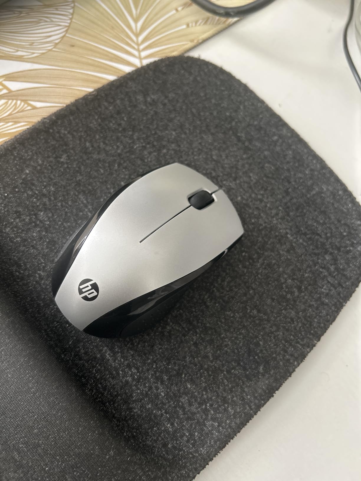 HP X3000 G3 Wireless Mouse - Black, 15-Month Battery, Side Grips for Control, Travel-Friendly, Blue LED, Powerful 1600 DPI Optical Sensor, Compatible with Wins PC/Laptop, Mac, Chromebook (683N7AA) - Customer Photo 1