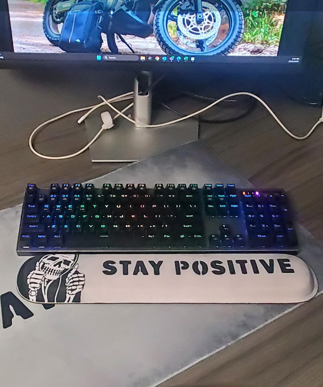 Redragon K556 PRO Upgraded Wireless RGB Gaming Keyboard, BT/2.4Ghz Tri-Mode Aluminum Mechanical Keyboard w/No-Lag Connection, Hot-Swap Linear Quiet Red Switch - Customer Photo 1