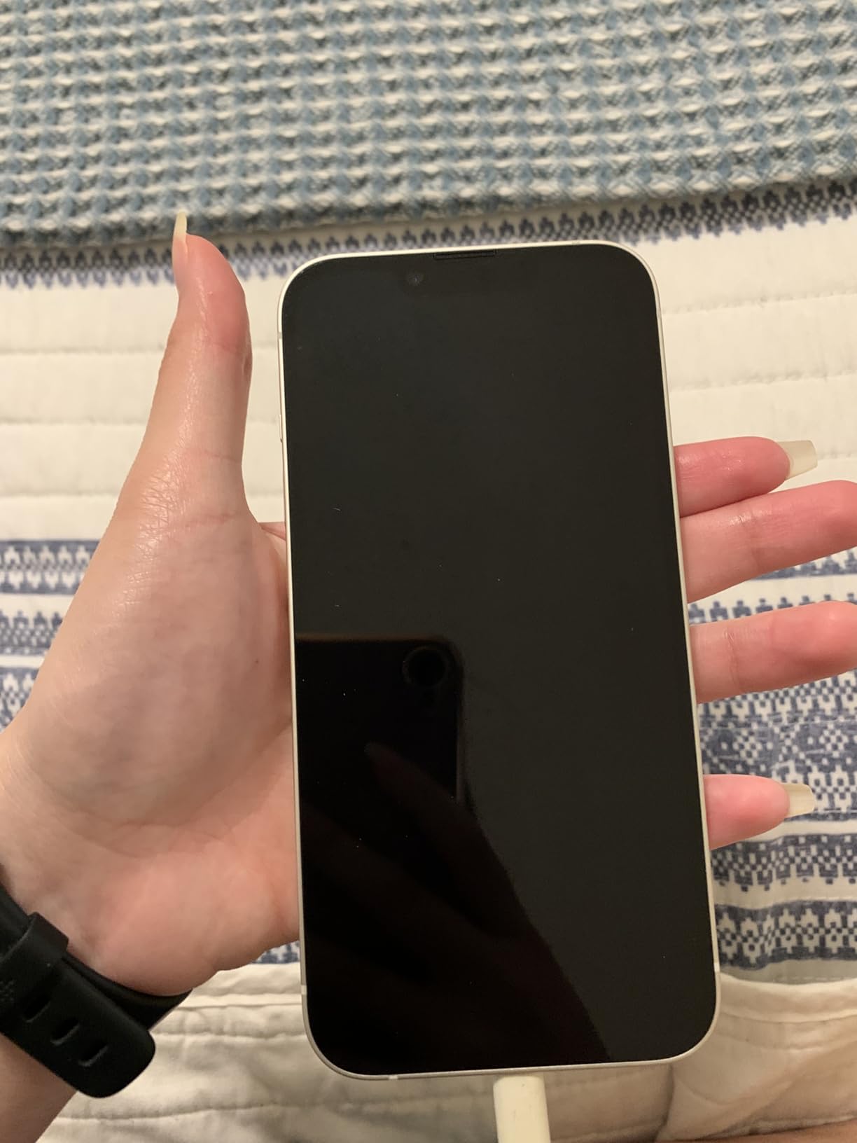 Apple iPhone 14 (Renewed), 128GB, Midnight - Unlocked - Customer Photo 1