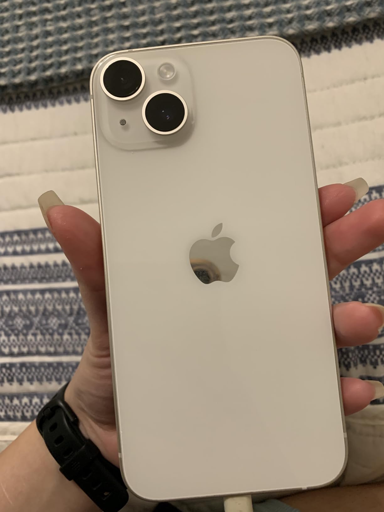 Apple iPhone 14 (Renewed), 128GB, Midnight - Unlocked - Customer Photo 2