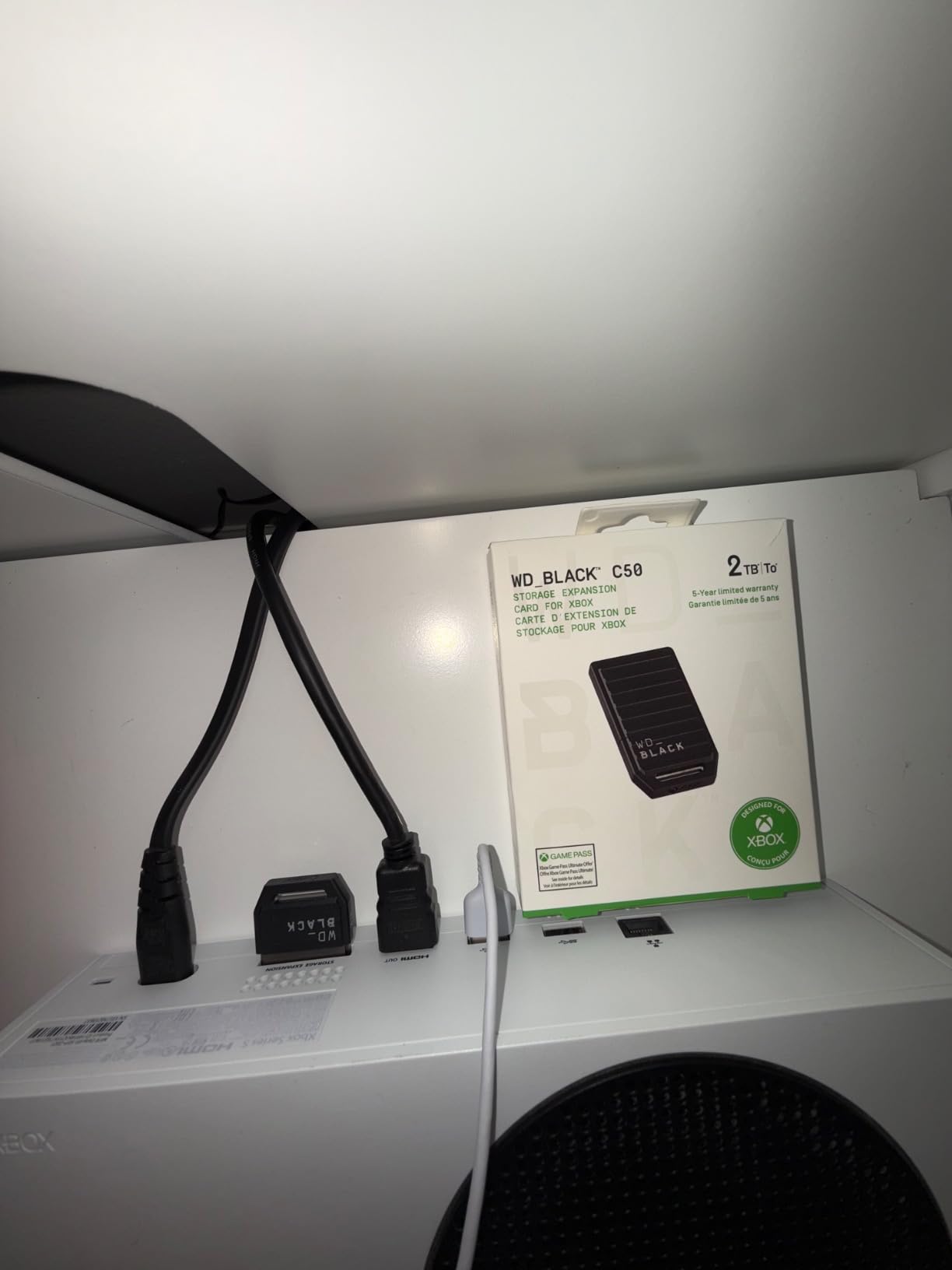 WD_Black 512GB C50 Storage Expansion Card, Officially Licensed for Xbox, Quick Resume, Plug & Play, NVMe SSD Expansion for Xbox Series X|S Gaming Consoles - WDBMPH5120ANC-WCSN - Customer Photo 3