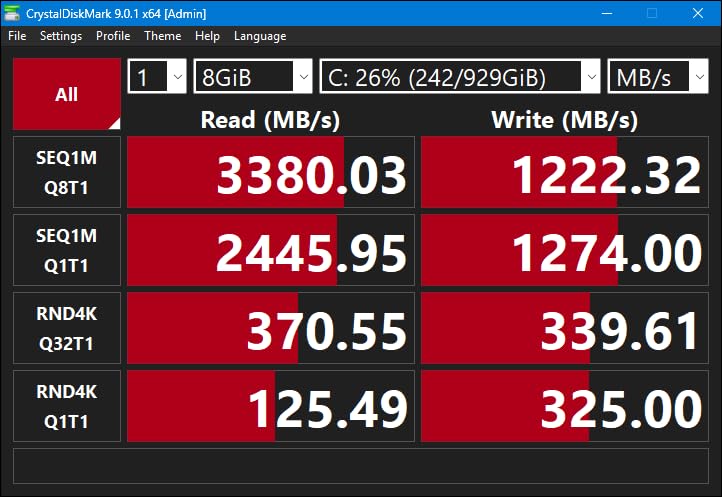 Crucial T500 1TB Gen4 NVMe M.2 Internal Gaming SSD, Up to 7300MB/s + 1mo Adobe CC - Customer Photo 1