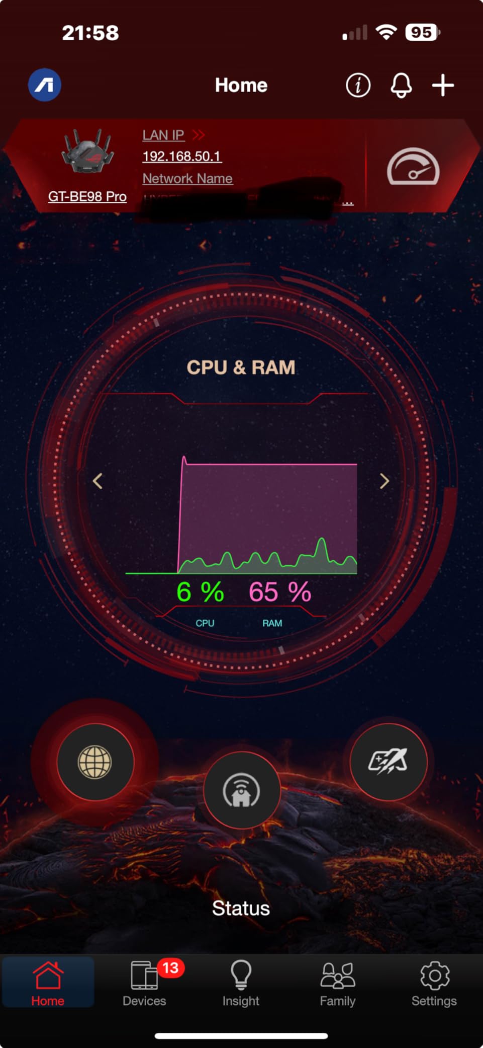 ASUS ROG Rapture GT-BE98 PRO First Quad-Band WiFi 7 Gaming Router supports 320MHz, Dual 10G Port, Triple-level Game Acceleration, Mobile Game Mode, Subscription-Free Security, AiMesh, and VPN features - Customer Photo 4