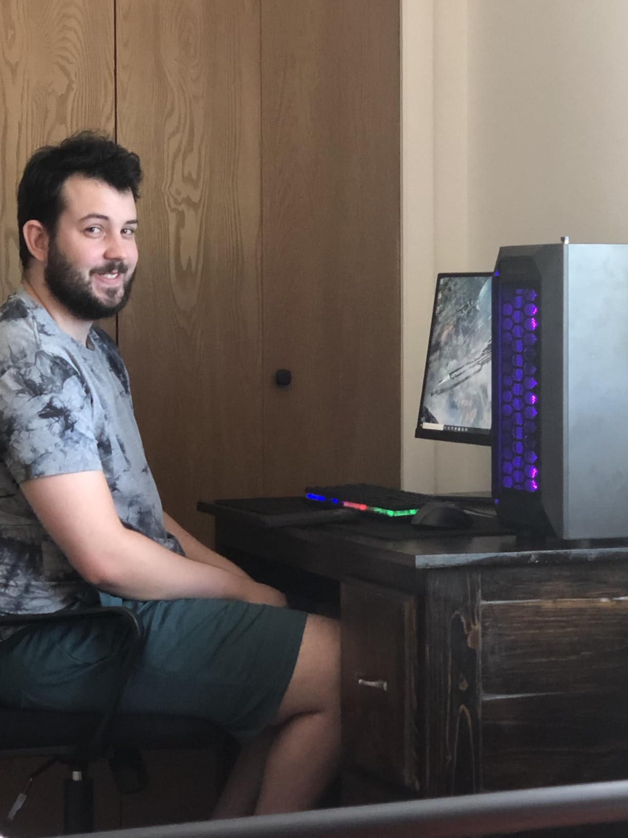 CRUA 30Inch Ultrawide Curved Monitor, 21:9 WFHD(2560x1080P) VA Computer Monitor, 120% sRGB 100HZ 1500R PC Monitors Support FreeSync, Wall-Mounted, with HDMI/DP Display Port-Black - Customer Photo 1